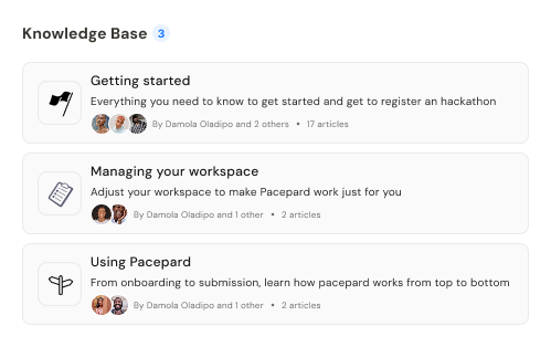 Task discussions interface
